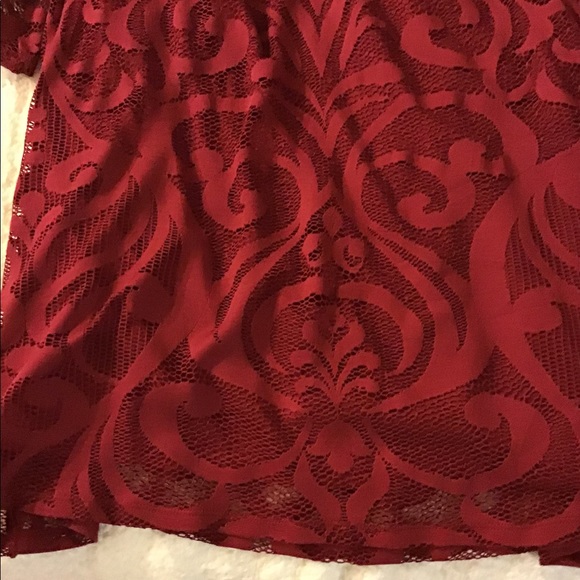 Red Lace Dress - Picture 12 of 12